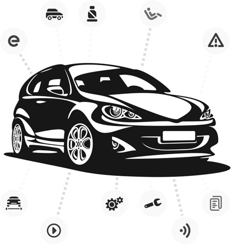 Car parts, car audio products and car accessories